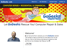Tablet Screenshot of gogeeks.com
